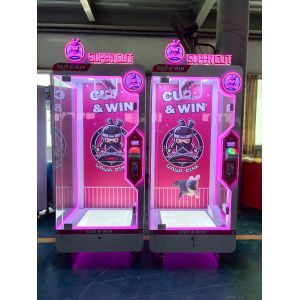 Indoor Pink Date doll Aluminum Rail Crane Claw Scissors Vending coin operated