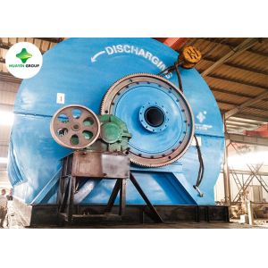 China ISO Waste Pyrolysis Oil Plant Batch Type With Auto Feeder Waste Tire on sale