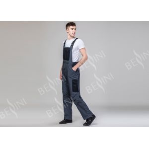 Dark Gray Heavy Duty Work Suit Work Wear Jackets And Pants With Zipper Closure