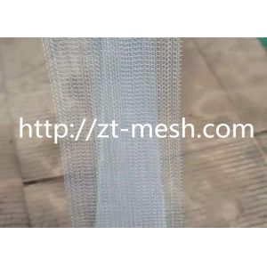 Plain Weave Knitted Wire Mesh Corrosion And Rust Resistance 3.8CM Width For
