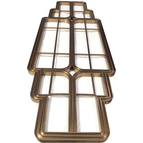 Quality Privacy Stainless Steel Screen Partition Antique Hairline NO4 Brush Abnormal Shape wholesale