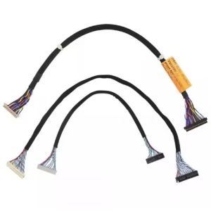 Micro Coax Lvds Cable 20 30 40 Pin Custom Lcd Screen Micro Coaxial Lvds Ipex