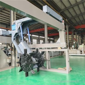 Fermenting Compost Wheel Type Compost Turner For Animal Manure