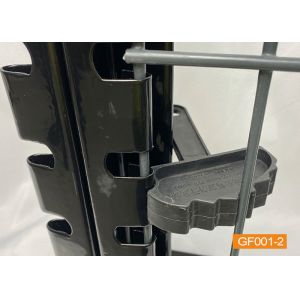 Peach Post 3D Curved Steel Edge V Mesh Security Fencing