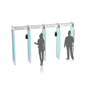 Temperature Measuring and Face Recognition Security Check Gate