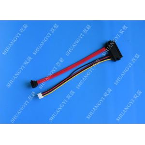 SATA 5 PIN SATA POWER +7 PIN SATA DATA TO 22PIN COMBO SATA CONNECTOR