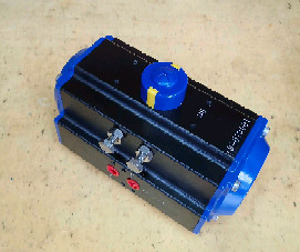 Silver Color Single Action Pneumatic Actuator Quarter Turn Spring Return OEM