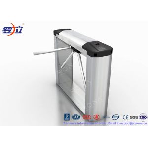 Semi Automatic Vertical Tripod Turnstile , Turnstile Security Gates Stainless