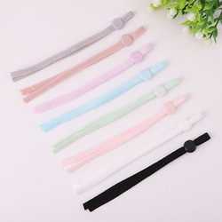 5mm flat adjustable elastic band earloop cord for facemask earloop strap