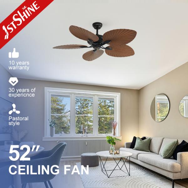 Quality 52-Inch Tropical Ceiling Fans With Lights And Remote For Medium To Large Spaces wholesale