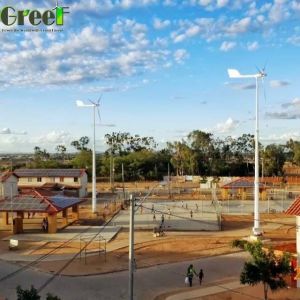 Small Horizontal Pitch Control Wind Turbine Generator System Home 20kw