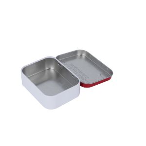 Rectangular Metal Tins for sale Custom Storage Tin with Lid Wholesale Candy Tin