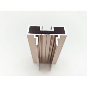 Hidden Sliding Door Aluminium Profile , Square Glass Partition Aluminium Profile