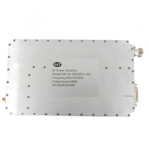 High Linearity and Low Noise 850-935MHz 80W UHF RF Power Amplifier for RF