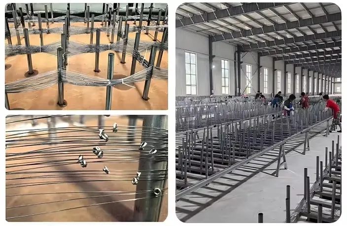 5689 Barbed wire used as an obstacle Tank tracks wrapped in barbed wire Tank obstacles