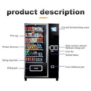 Metal SDK Combo Vending Machine 220V/50Hz Indoor Power 40-450W
