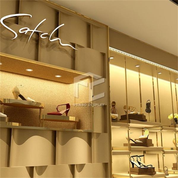 Boutique Shoe Store Showcase Display