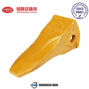 EC210 EC210RC 14530544 VOLVO Flat Bucket Teeth Modular Tip Design