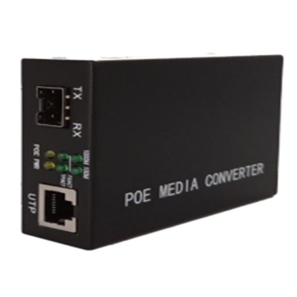 Quality 10/100/1000Mbps POE Media Converter 1 POE Ethernet Port And 1 SFP Port wholesale