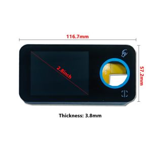 2.8 Inch Industrial Touch Screen LCD Display 300 Nits 2.8 Inch TFT LCD Display