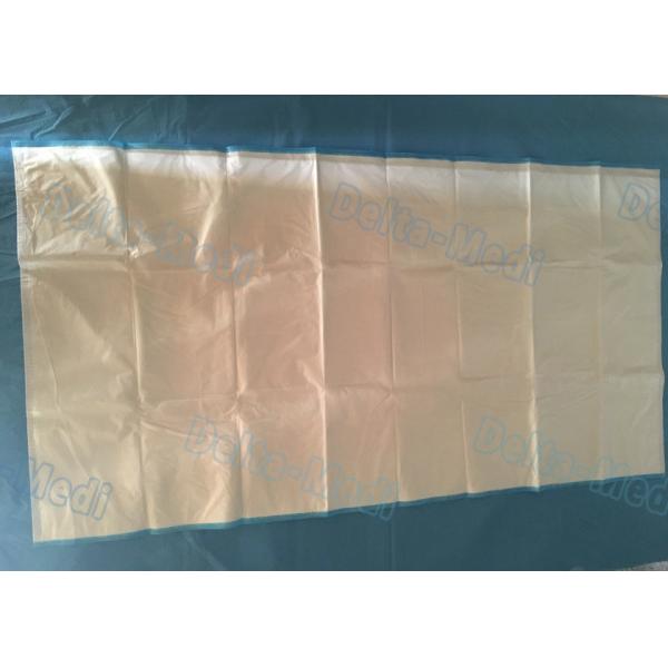 Ultrasonic Seam Disposable Bed Sheets Blue Color With Good Skin Affinity,water