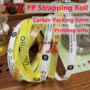 Cheap Customized 5-19mm High Tension Strength Plastic Belt PP Packing Strapping Band With Deep Embossing for sale