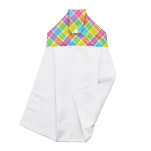 Waffle Polyester Sublimation Hand Towel Blanks For Kitchen And Bathroom