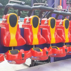 24m Sky Drop Ride , Sky High Thrill Rides With Beautiful LED Lights