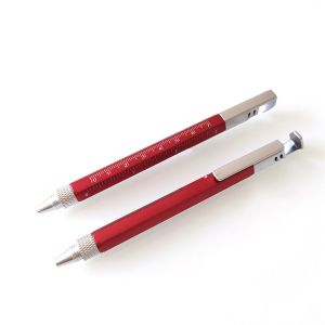 Multi-function Phone Holder Plastic Level Screwdriver Inch Scale Tool Ballpoint