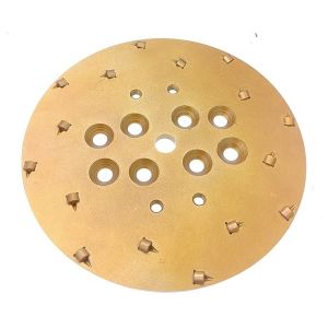 Circular PCD Grinding Disc Epoxy Polished For Marble Floor Cleaning Scraper