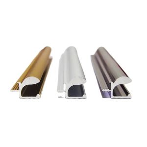 China Furniture Kitchen Aluminium Extrusion Cabinet Profiles Handle Long T5 Mill Finish on sale
