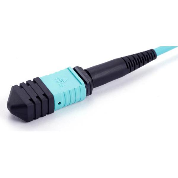 Aqua MPO/MTP Harness Cable OM3 50/125um Pre - terminated MTP/MPO to LC Fiber optic Jumpers