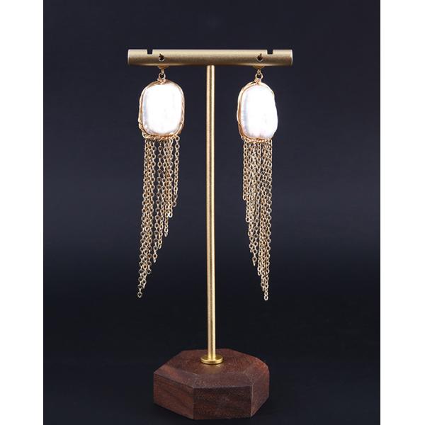 Vintage Circle Earrings For Women Irregular Baroque Pearl Earring Natural Baroque Pearl Earring Jewelry Set Gift