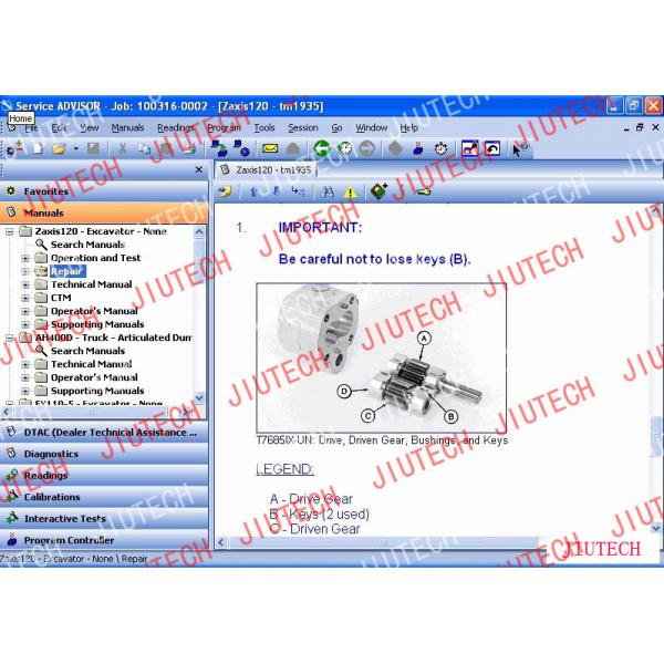 Quality Service Advisor 2.8  Scanner , CF Repair Manuals wholesale