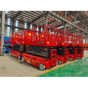 Self Moving Light Duty Scissor Lifting Platform with Fault Diagnostic System