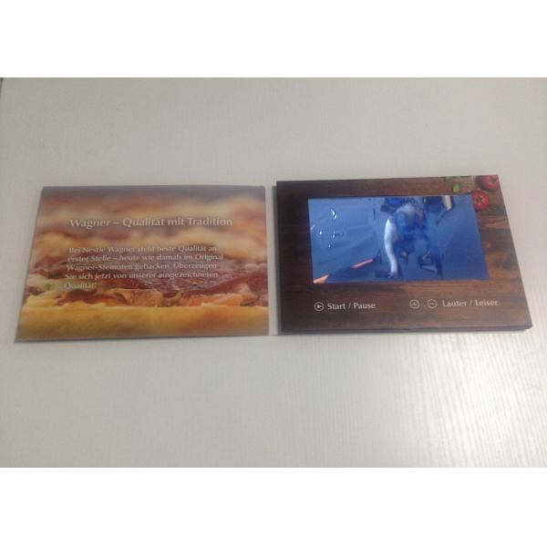 New technology hot sale custom 4C printing lcd video brochure 7 inch video in