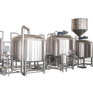 China PLC Control 2000L Large Beer Brewing Equipment Stainless Steel SUS304 Steam Heating on sale