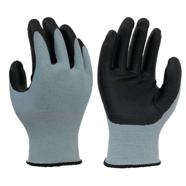 Quality Oil Resistant 13G Seamless Nitrile Gloves With Grip wholesale