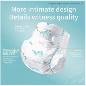 Stock Baby diaper pants high quality soft and comfortable disposable diapers