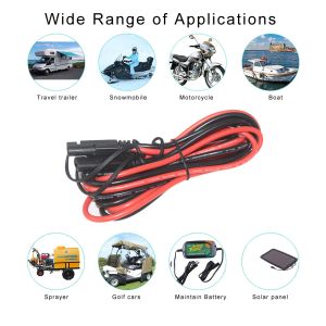 12V 24V SPT-2 10AWG 2Pin SAE Quick Disconnect Extension Cable For Automotive