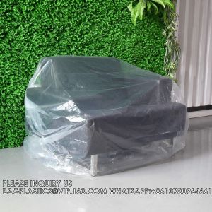 Large Furniture Cover Poly Storage Bag Heavy Duty Sofa Slipover For Moving Long