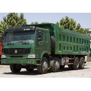 China SINOTRUK HOWO Tipper Dump Truck 371HP 8X4 LHD 31tons 20-30CBM  ZZ3317N3867W on sale