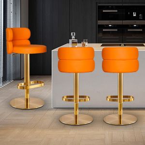 High Rebound Sponge Breakfast Bar Stools For Cafe / Kitchen / Hotel
