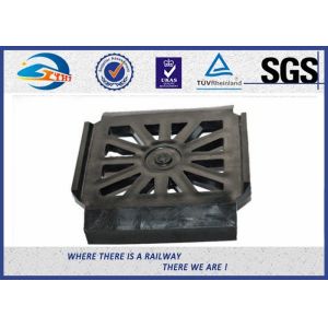 Railway Track Pad Plastic And Rubber Part EVA HDPE Black Surface