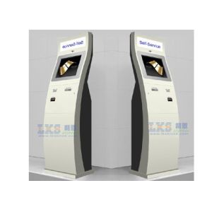 A4 Laser Printer Self Service Kiosk 1D / 2D Scanner For Public Area Metro