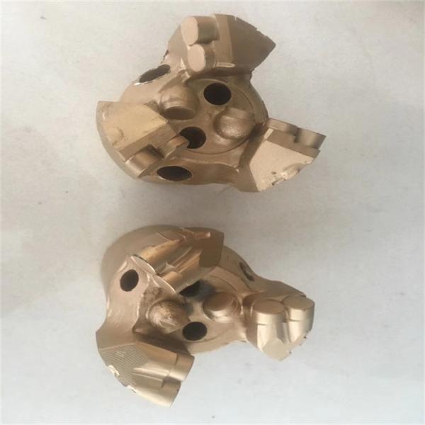 Quality 94mm Three-Wing Type PDC Drilling Drag Drill Bit , PDC Concave Drill Bit wholesale