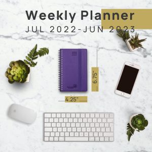 OEM ODM Small ECO Friendly Academic Planner With Plastic Ruler