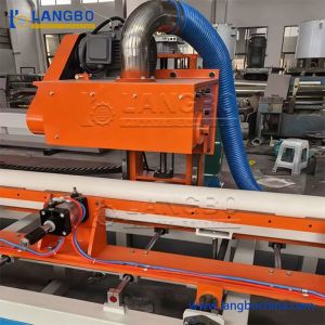 PVC Water Pipe Slotting Machine Tube Grooving Machine Plastic Extrusion Line
