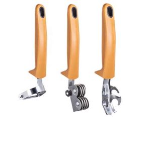 Stainless Steel Kitchen Gadgets Set Can Opener Bottle Opener Peeler and More for