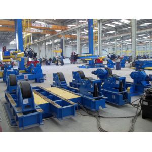 30 Tons Wind Tower Production Line Motorized Vessels Welding Rotator